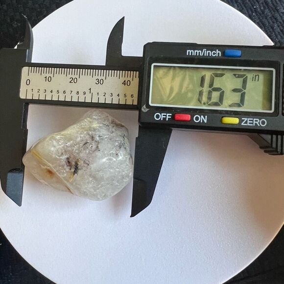 Golden Rutilated‎ Quartz Crystal Freeform (#4) - Picture 10 of 13